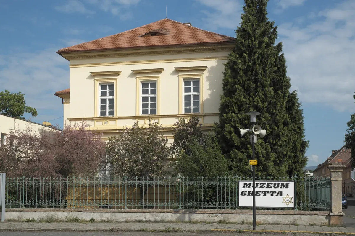 Ghetto Museum building in the town visited on a Terezin tour from Prague